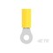 Te Connectivity Ring Terminal, #8 Stud Size, 10 AWG, 600 V, Vinyl Insulated, Yellow 8-34853-1 - alternate 4